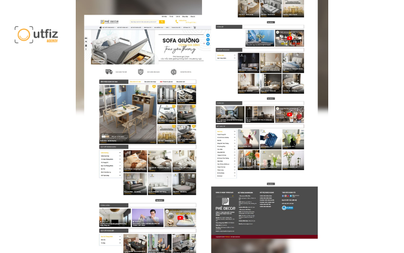 Thiết kế website sản xuất kinh doanh nội thất chuẩn top SEO, giao diện đẹp thu hút, tối ưu showroom online, tăng cường chuyển đổi và xây dựng thương hiệu bền vững. 