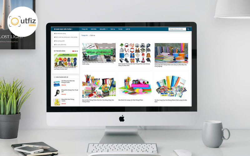 Thiết kế website văn phòng phẩm chuẩn SEO giúp tăng đơn bền vững