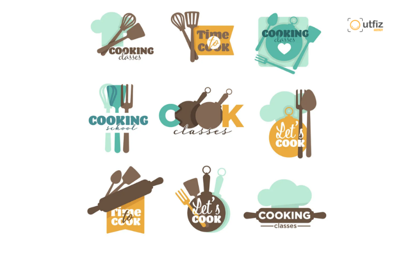 Dịch vụ thiết kế logo ăn vặt, mọi số lượng, thiết kế theo yêu cầu tại Outfiz Agency 